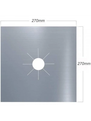 Ocak Koruyucu Alüminyum Ped Seti 4 Adet