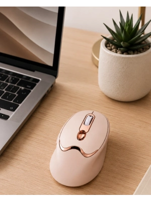 Ofis ve Laptop Kullanımına Uygun Şarjlı Wireless Mouse Sessiz Tuşlu