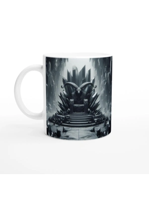 Oğlak Burcu Baskılı Kahve Kupası - Büyülü Kristal Mağarası Temalı Vs1