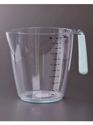 Ölçü Ve Hamur Kabı 1000 Ml - Silikon Sap