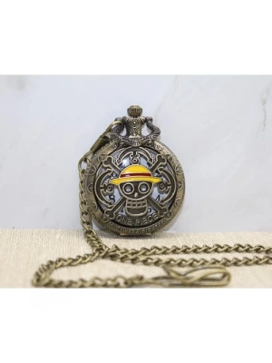One Piece Tasarımlı Köstekli Saat