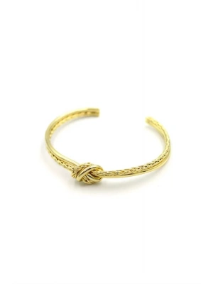 Örgü Bilezik - Altın