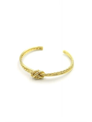 Örgü Bilezik - Altın