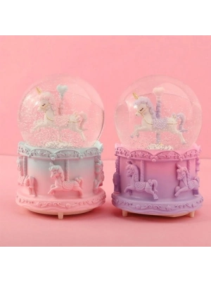 Orta Boy Unicorn Kar Küresi