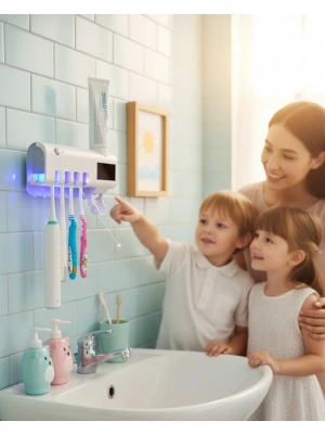 ® Otomatik Diş Macunu Sıkmalı UV Diş Fırçası Tutucu