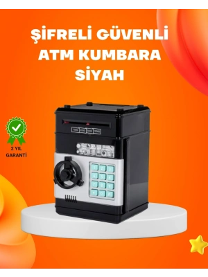Otomatik Para Çeken Şifreli ATM Tasarımlı Kumbara