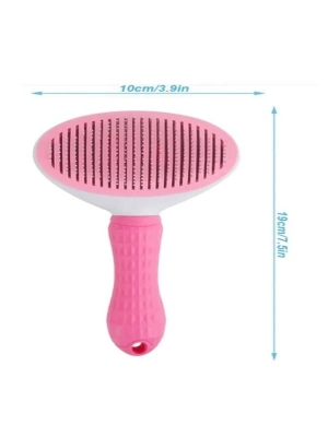 Otomatik Temizlenen Evcil Hayvan Tarağı Pembe