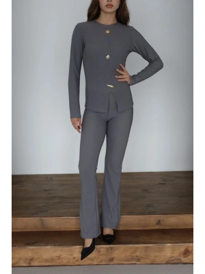 Ottoman alt üst takım gri pt510442