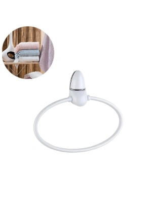 ®  Oval Yuvarlak Halka Havluluk Dekoratif El Havlusu Tutacağı Askısı