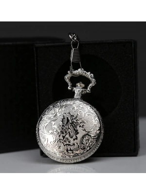 Özel Kutulu Rakamlı Gümüş Köstekli Saat