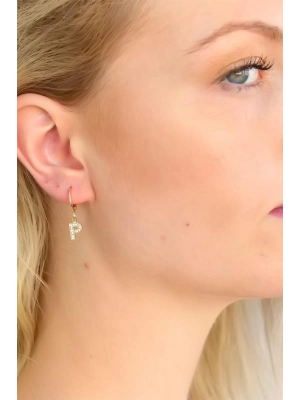 ® P Harf Bayan Küpe