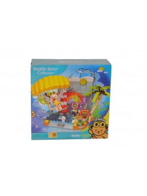 P881007 UÇURTMA SÖRFÇÜSÜ TEDDY 204 PARÇA BLOCK OYUNCAK