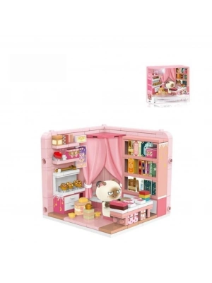 P885006 KEDİ MAKYAJ  ODASI 247 PARÇA BLOCK OYUNCAK