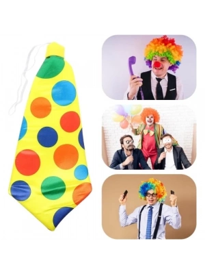 Palyaço Kravatı Lastikli Geniş Kesim