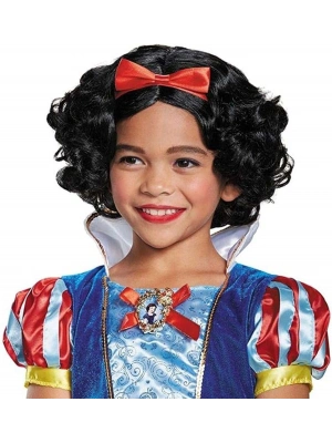 Pamuk Prenses Peruğu Kırmızı Fiyonklu