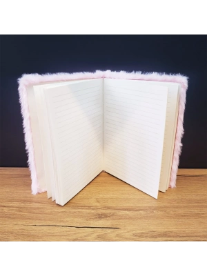 Panda Tasarımlı Peluş Defter