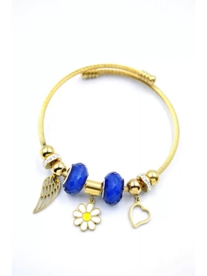 Papatya Charm Bilezik - Altın