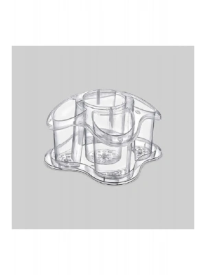 Papatya Masa Üstü Kaşıklık Şeffaf Royaleks-E227