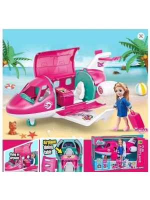 Pasifik Pembe Aksesuarlı Uçak 9045-11