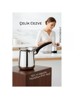 Paslanmaz Çelik Cezve 800 ml 719644