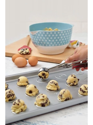 Paslanmaz Çelik Dondurma ve Kurabiye Kaşığı 21 cm Hamur ve Tatlı Servis Kaşığı