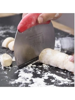 Paslanmaz Çelik Hamur Kesme ve Şekillendirme Spatulası
