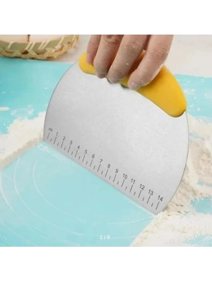 Paslanmaz Çelik Hamur Kesme ve Şekillendirme Spatulası