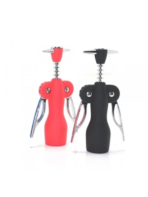 Paslanmaz Çelik Tirbuşon Şarap Açacağı Model 3