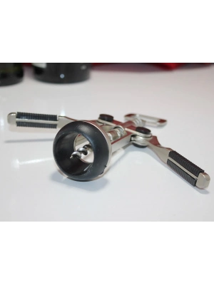 Paslanmaz Çelik Tirbuşon Şarap Açacağı Model 4