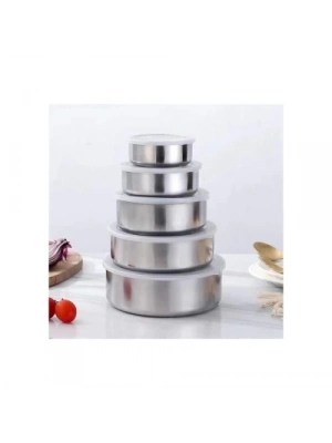 Paslanmaz Çelik Yemek Saklama Kabı Seti