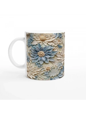 Pastel Mavinin Bahar Dokunuşu Kupa Bardak