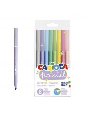 ®  Pastel Süper Yıkanabilir Keçeli Boya Kalemi 8li