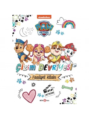 Paw Patrol Çizim Devriyesi Faaliyet Kitabı