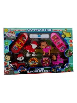 PAW PETROL KAYKAYLI  ARABALI SET