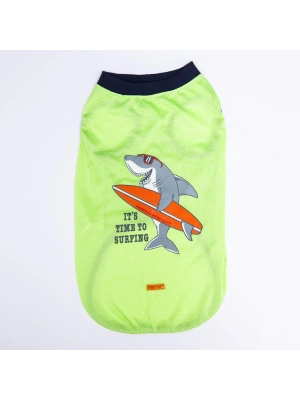 Pawstar Green Shark Büyük T-shirt 6XLarge  55X69X86 CM