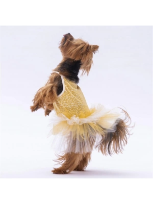 PawStar Yellow Polka-Dot XL 34 x 38 x 55 cm