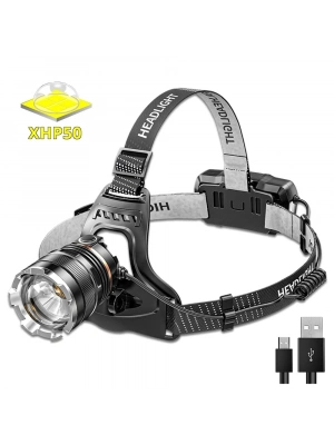 Peakstar Ps-8002 Sensörlü Zoomlu Profesyonel Şarjlı Kafa Lambası