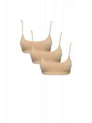 Pedli İp Askılı Ten Rengi Büstiyer 3 adet