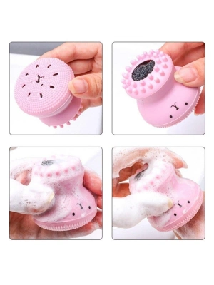 ®  Peeling Etkili Mini El Yüz Cilt Temizleme Fırçası Silikon Temizlenmesi Kolay  Siyah Nokta Gi