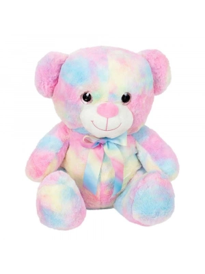 ® PELUŞ AYI RAINBOW 45CM PEMBE