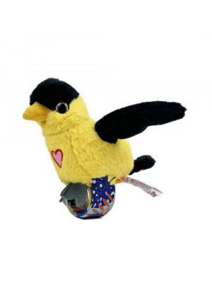 Peluş Ses Tekrarlı Hayvan Bileklik Aksesuar - Saka Kuşu