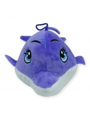 Peluş Sevimli Hayvanlar 20 cm - Mor Yunus