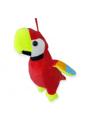 Peluş Sevimli Hayvanlar 25 cm - Kırmızı Papağan