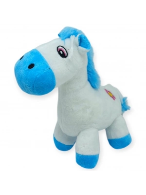 Peluş Sevimli Hayvanlar 25 cm - Mavi At