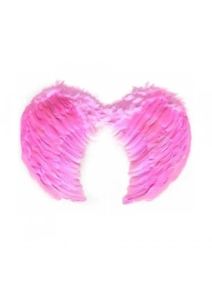 Pembe Melek Kanadı Kostümü Küçük