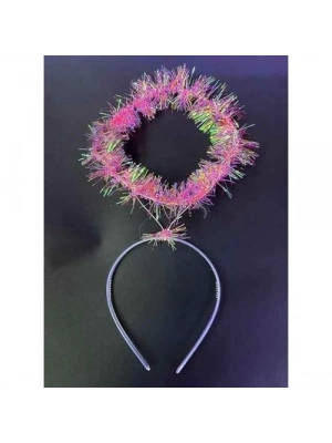 Pembe Metalize Melek Hare Taç