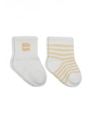 Penye Soket Çorap 2li 10139 Ekru Somon