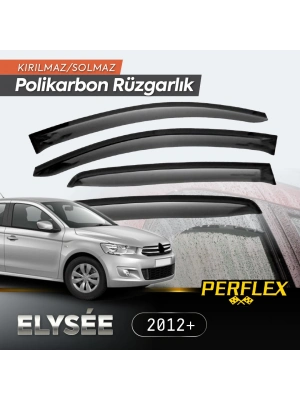 Perflex Polikarbon Kırılmaz Rüzgarlık V2 Mugen Fiat Fiorino 2007+