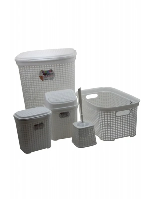 Petek 5 Li Banyo Çeyiz Seti Royaleks-MRD307-Dv