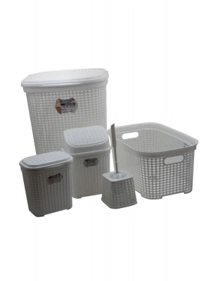 Petek 5 Li Banyo Çeyiz Seti Royaleks-MRD307-Dv